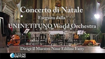 oncerto di Natale eseguito dalla UNINETTUNO World Orchestra